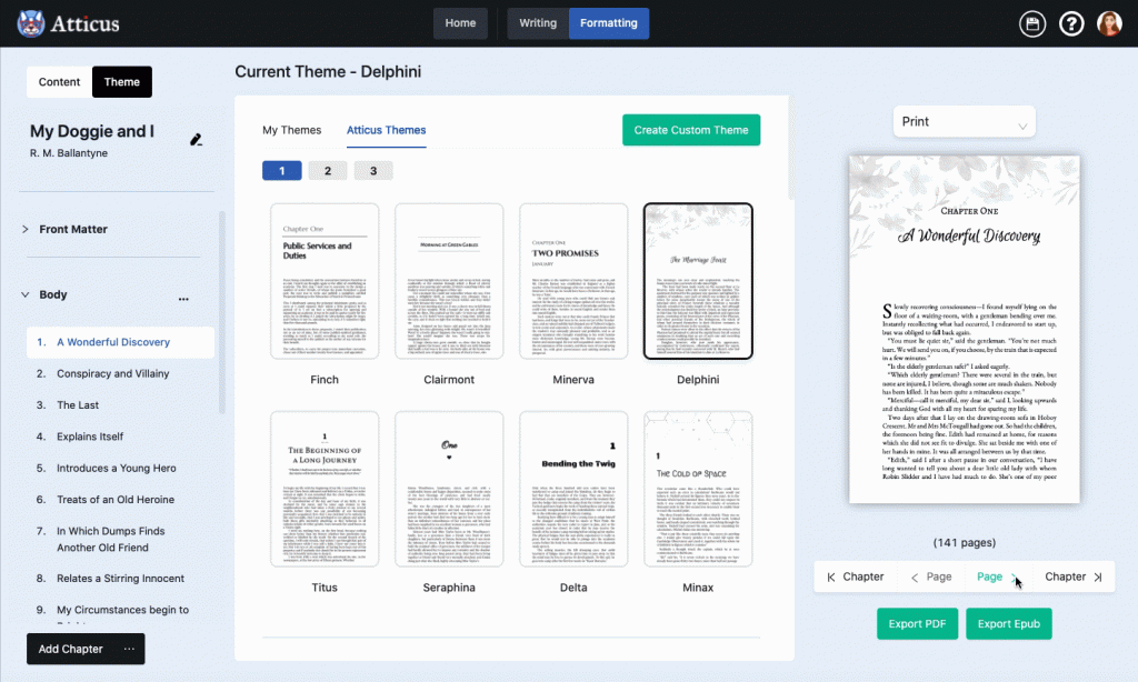 device previewer in atticus