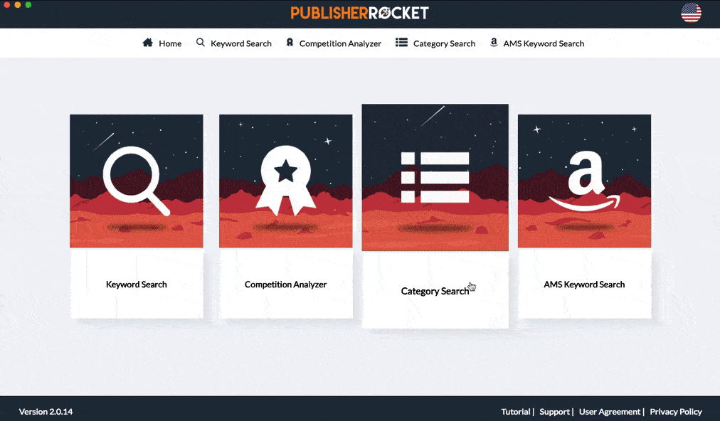 publisher rocket category features