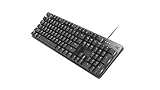 Logitech K845 Mechanical Illuminated Keyboard, Strong Adjustable Tilt Legs, Full Size, Aluminum Top Case, 104 Keys, USB Corded, Windows (TTC Brown Switches)