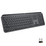 Logitech MX Keys Illuminated Wireless Keyboard with Bluetooth, USB-C - For Apple macOS, Microsoft Windows, Linux, iOS, Android - Graphite
