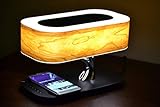 SBOTLIGHT Bedside Tree Lamp with Bluetooth Speaker and Wireless Charger Desk Tree of Life lamp Sleep Mode Stepless Dimming LED Night Light QI Charging Phones Wireless Charge