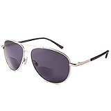 EYEGUARD Unisex Classic Style Bifocal Sunglasses Readers with Lens UV400 Protection Outdoor Reading Glasses for Men and Women