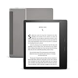 Kindle Oasis – With 7” display and page turn buttons – Wi-Fi + Free Cellular Connectivity, 32 GB, Graphite