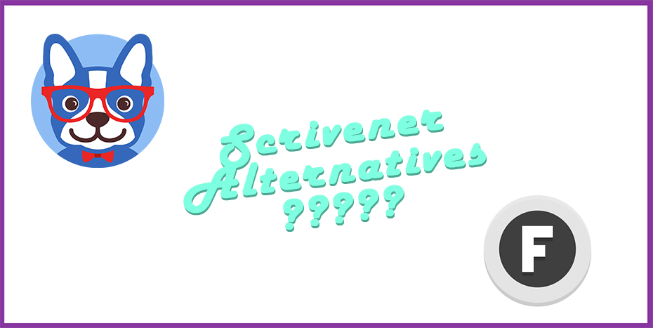 featured image that says scrivener alternatives