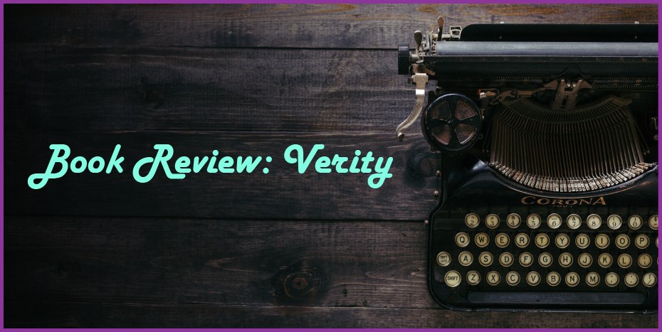 Featured image that says verity book review