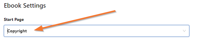 Changing the starting settings in Atticus