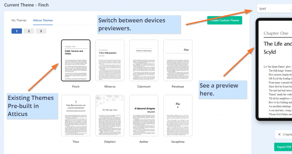 chapter themes in atticus