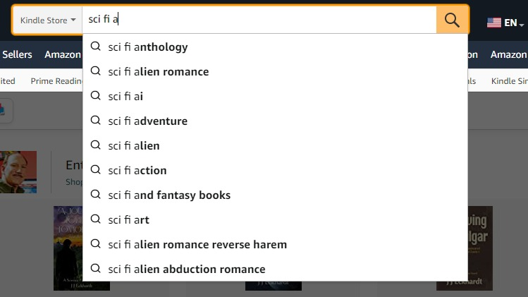 advanced keyword searching amazon